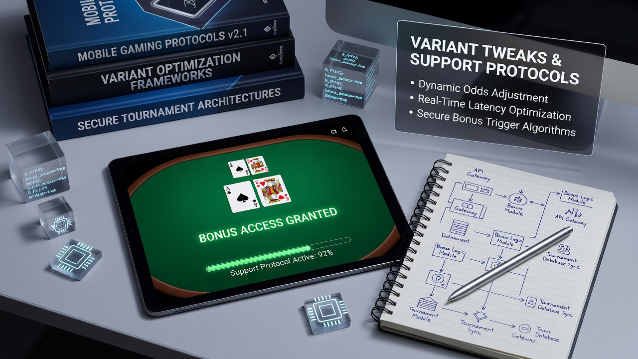 Mobile Baccarat Turnieroberfläche mit Support-Interface und Variantenoptionen
